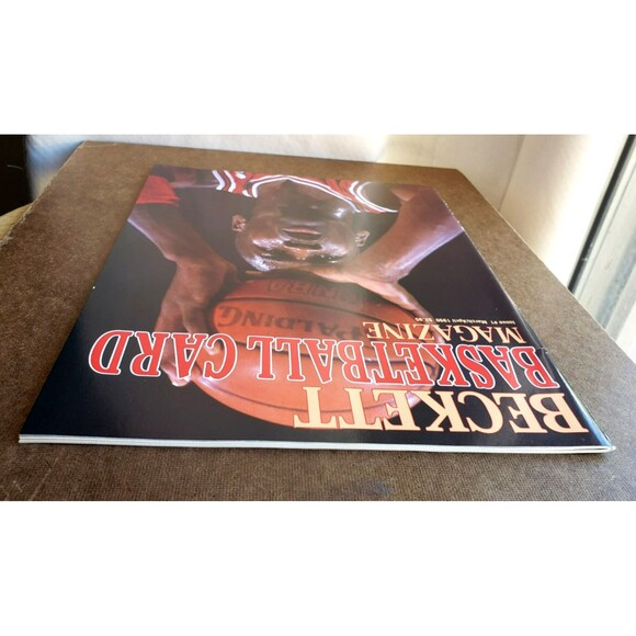 VTG 1990 Beckett MICHAEL JORDAN Basketball Card Magazine Premier Issue #1 SHARP! - Picture 5 of 14